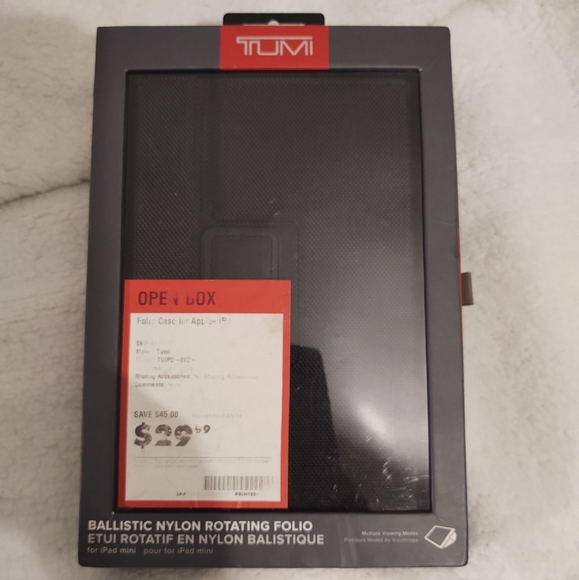 Tumi Ballistic Nylon Rotating Folio Case